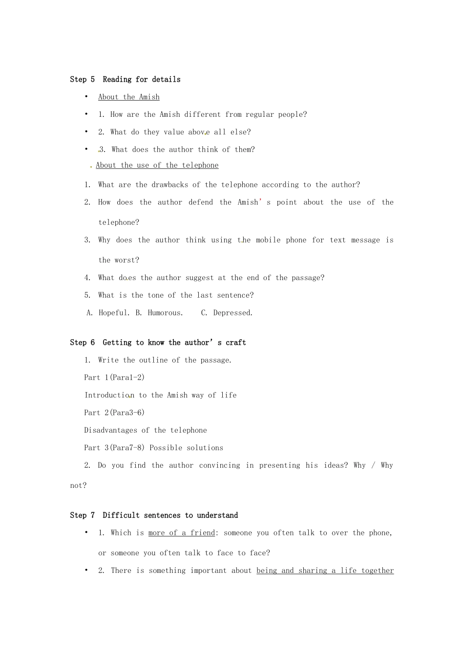 高中英语 Unit1 Project教案1 牛津译林版选修7-牛津版高二选修7英语教案_第2页