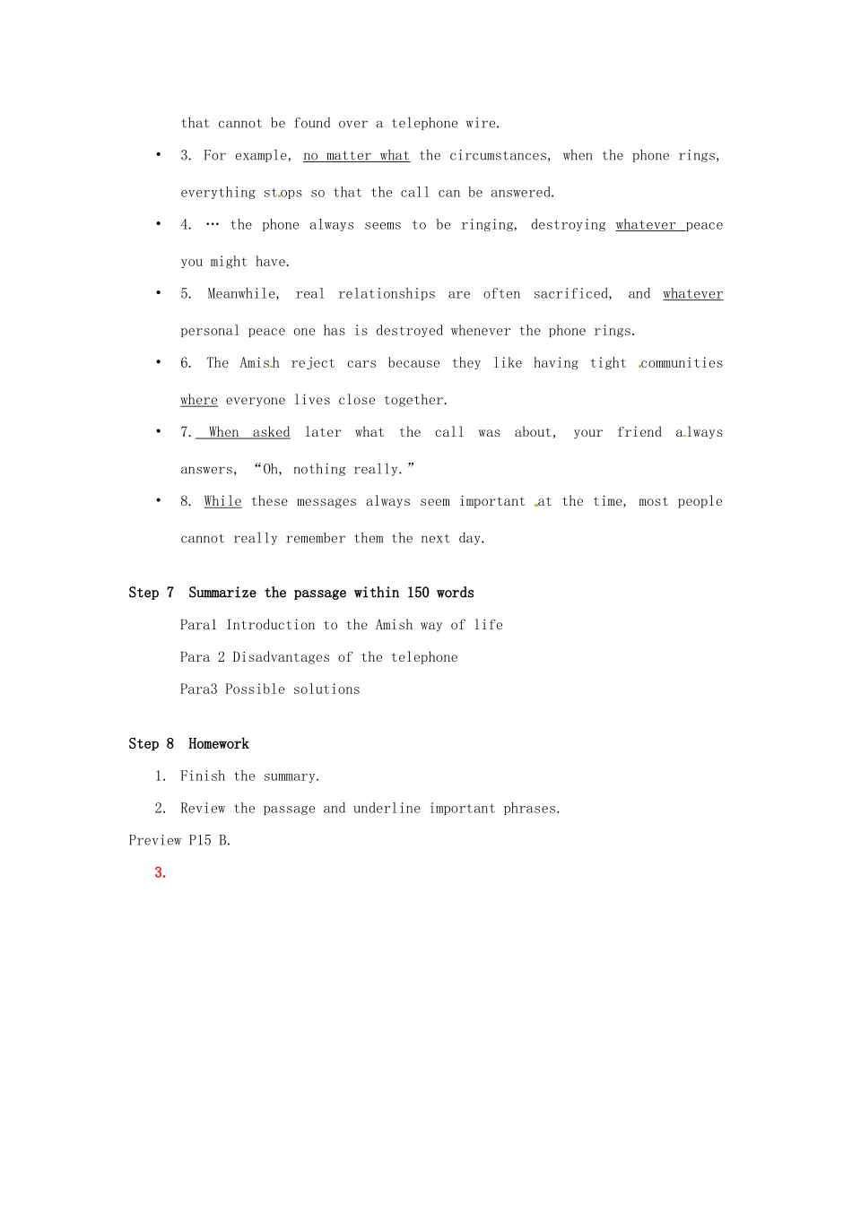 高中英语 Unit1 Project教案1 牛津译林版选修7-牛津版高二选修7英语教案_第3页