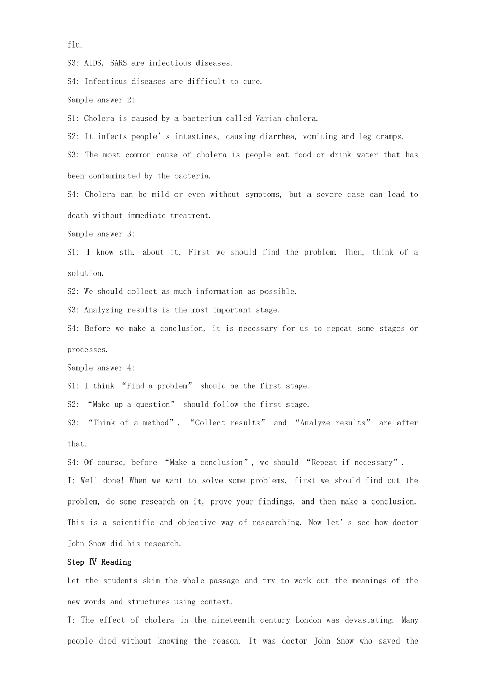 高中英语 Unit 1 Great scientists Period 1 Warming up and reading教学设计 新人教版必修5-新人教版高二必修5英语教案_第3页