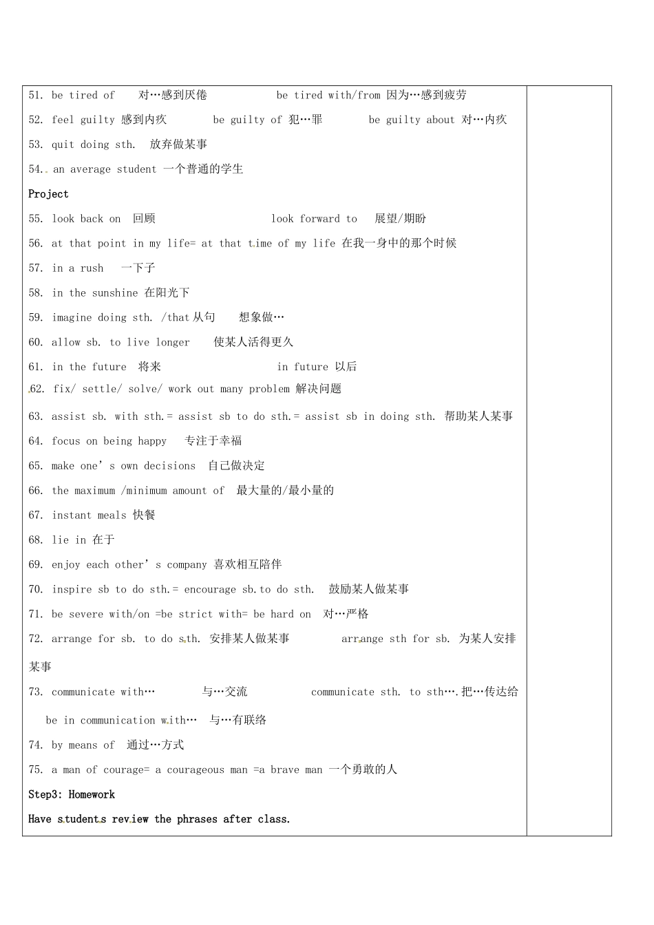 高中英语 Unit 2 What is happiness to you教案15 牛津译林版选修6-牛津版高二选修6英语教案_第2页