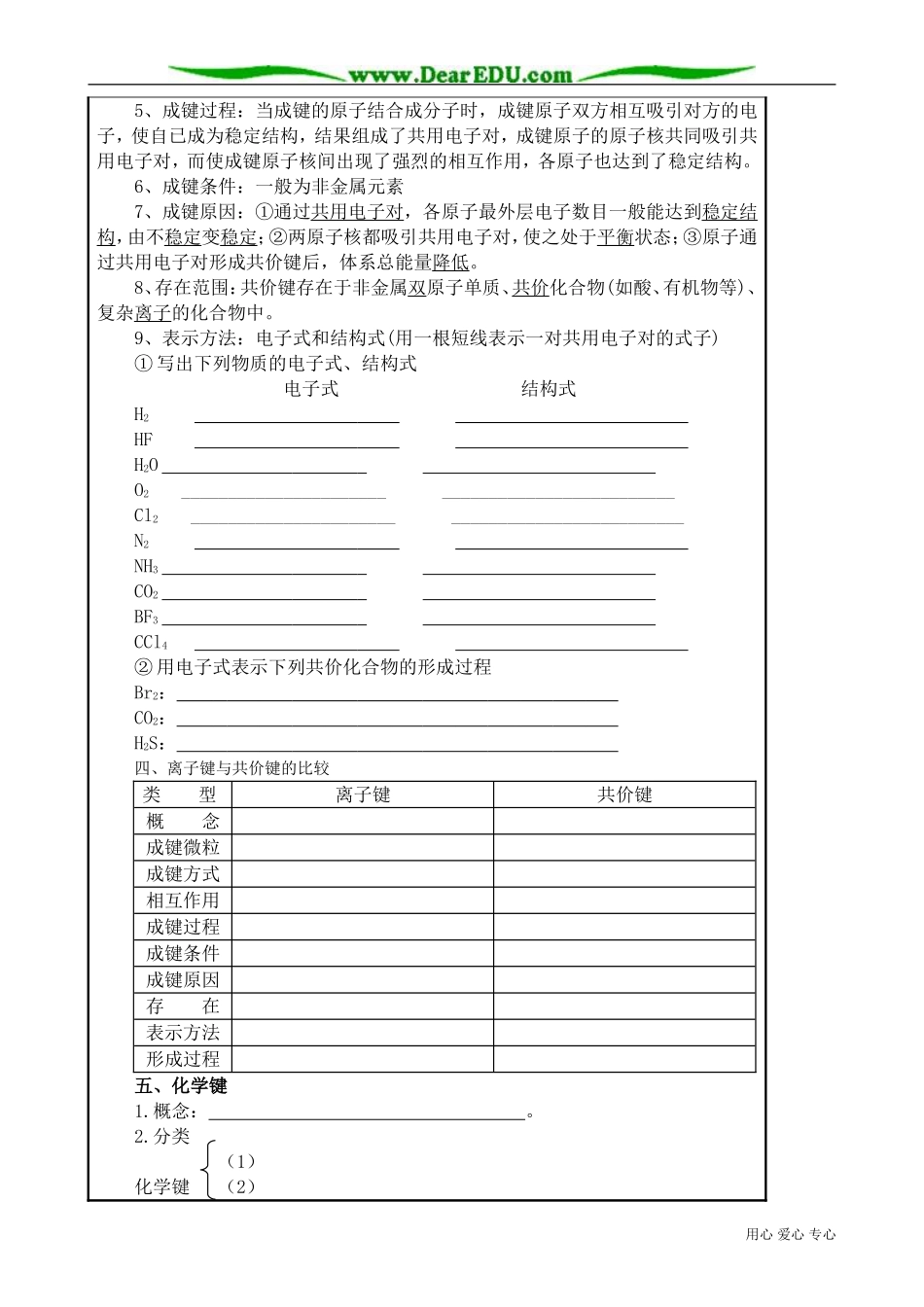 高中化学必修化学键(2)_第2页