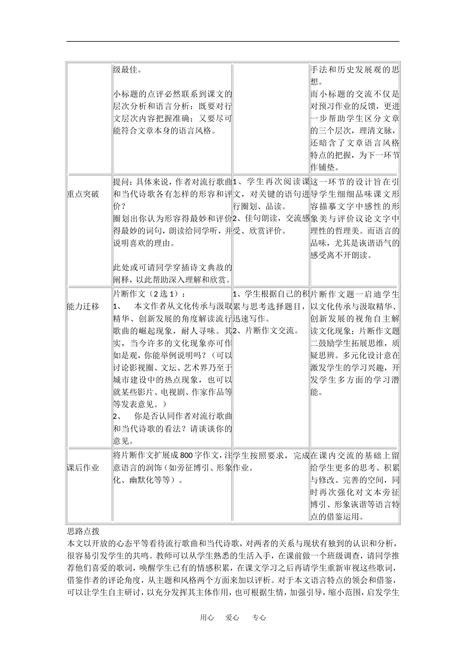 高中语文：3.10《唐诗过后是宋词》教案（沪教版第四册）_第2页