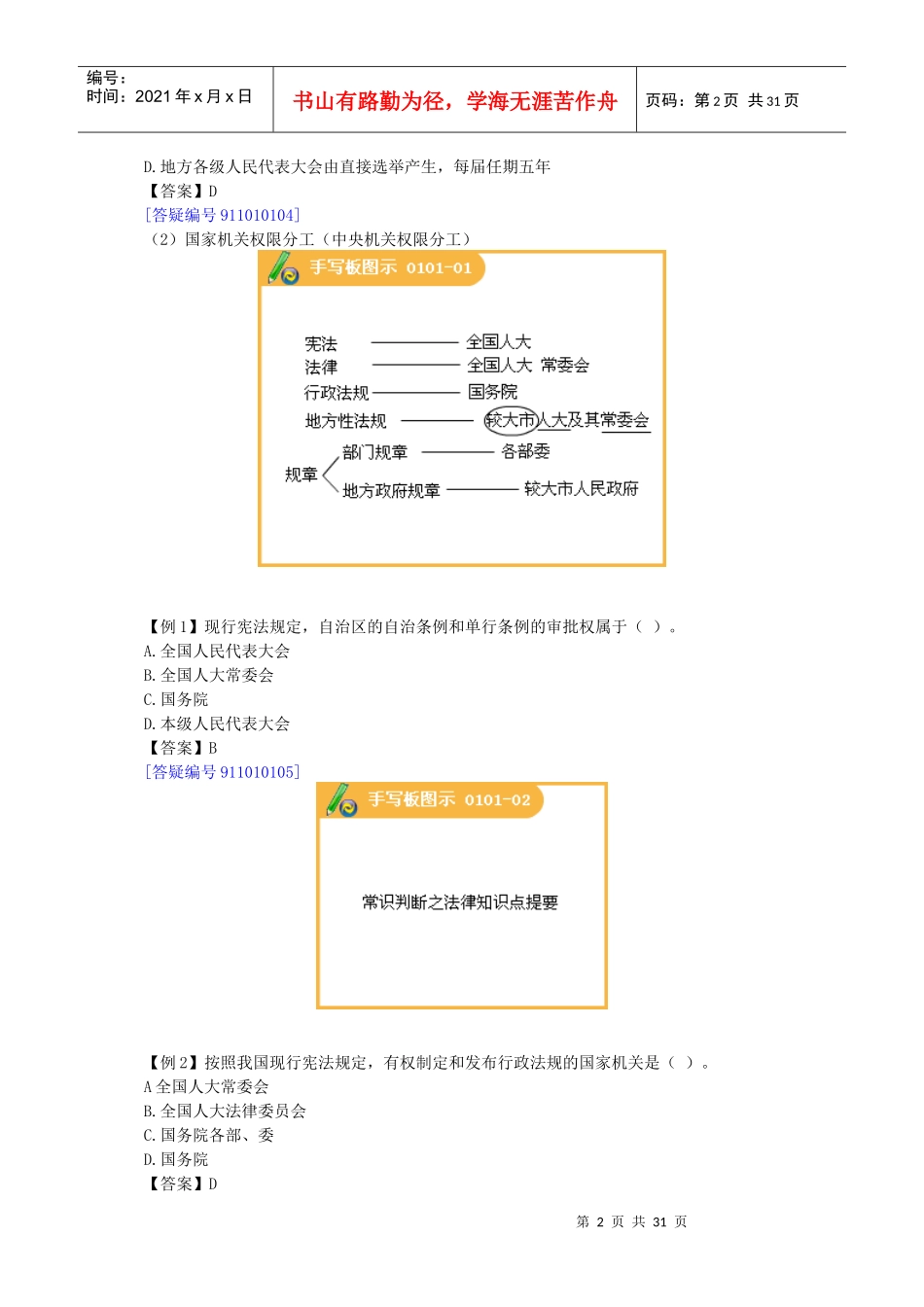 公务员国考省考法律常识_第2页