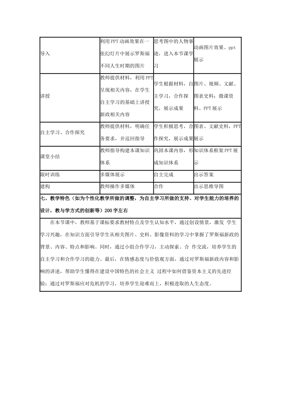 高中历史 第15课 大萧条与罗斯福新政教案27 岳麓版必修2-岳麓版高一必修2历史教案_第3页