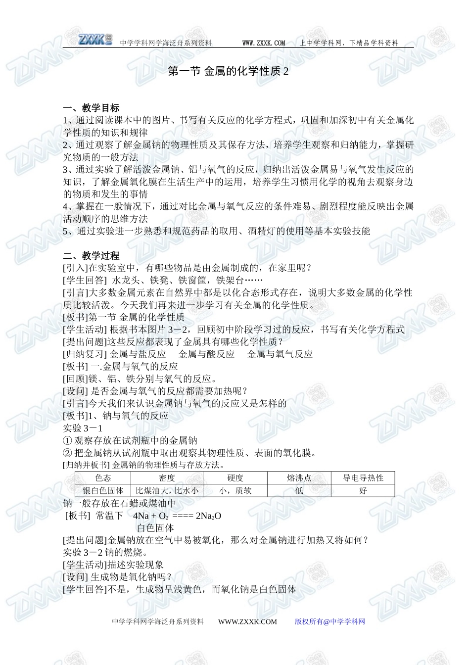 第一节 金属的化学性质2_第1页