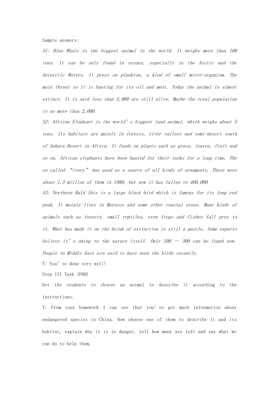 高中英语 Module6 TheThird Period Writing教案 外研版必修5-外研版高二必修5英语教案_第3页