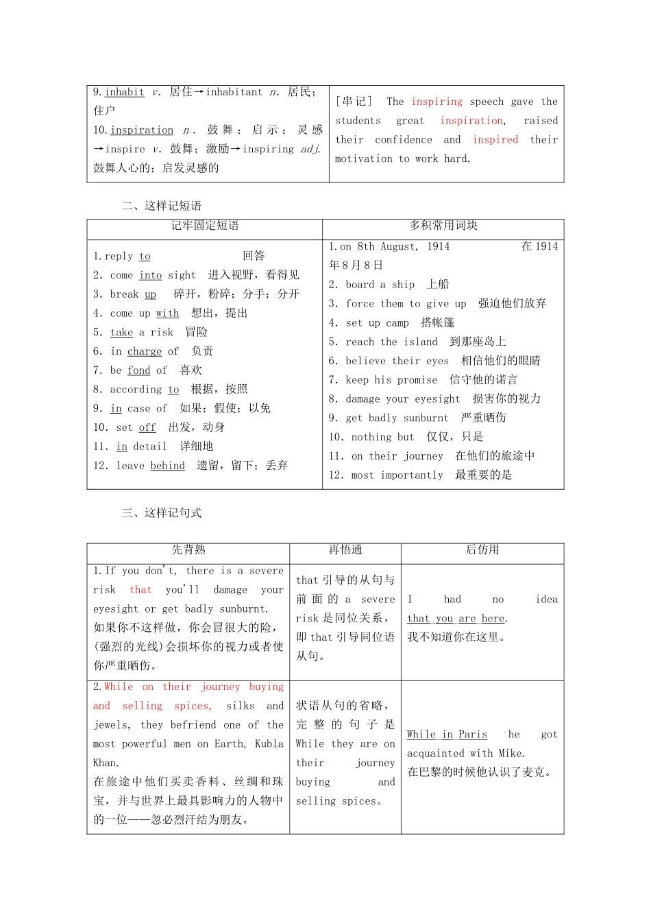 高中英语 Module 1 Deep South Section Ⅳ Other Parts of the Module教案（含解析）外研版选修8-外研版高二选修8英语教案_第3页