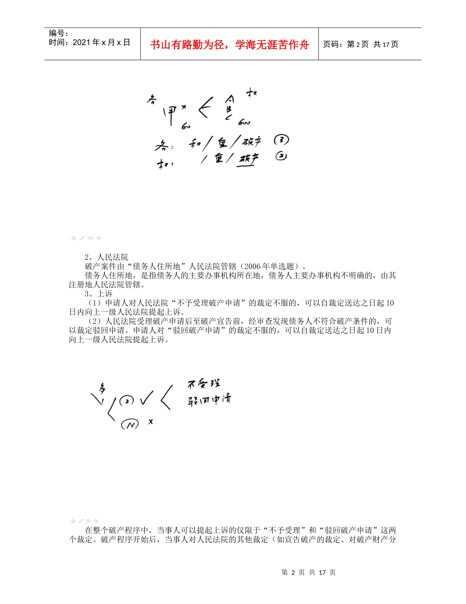 企业破产法律制度_第2页
