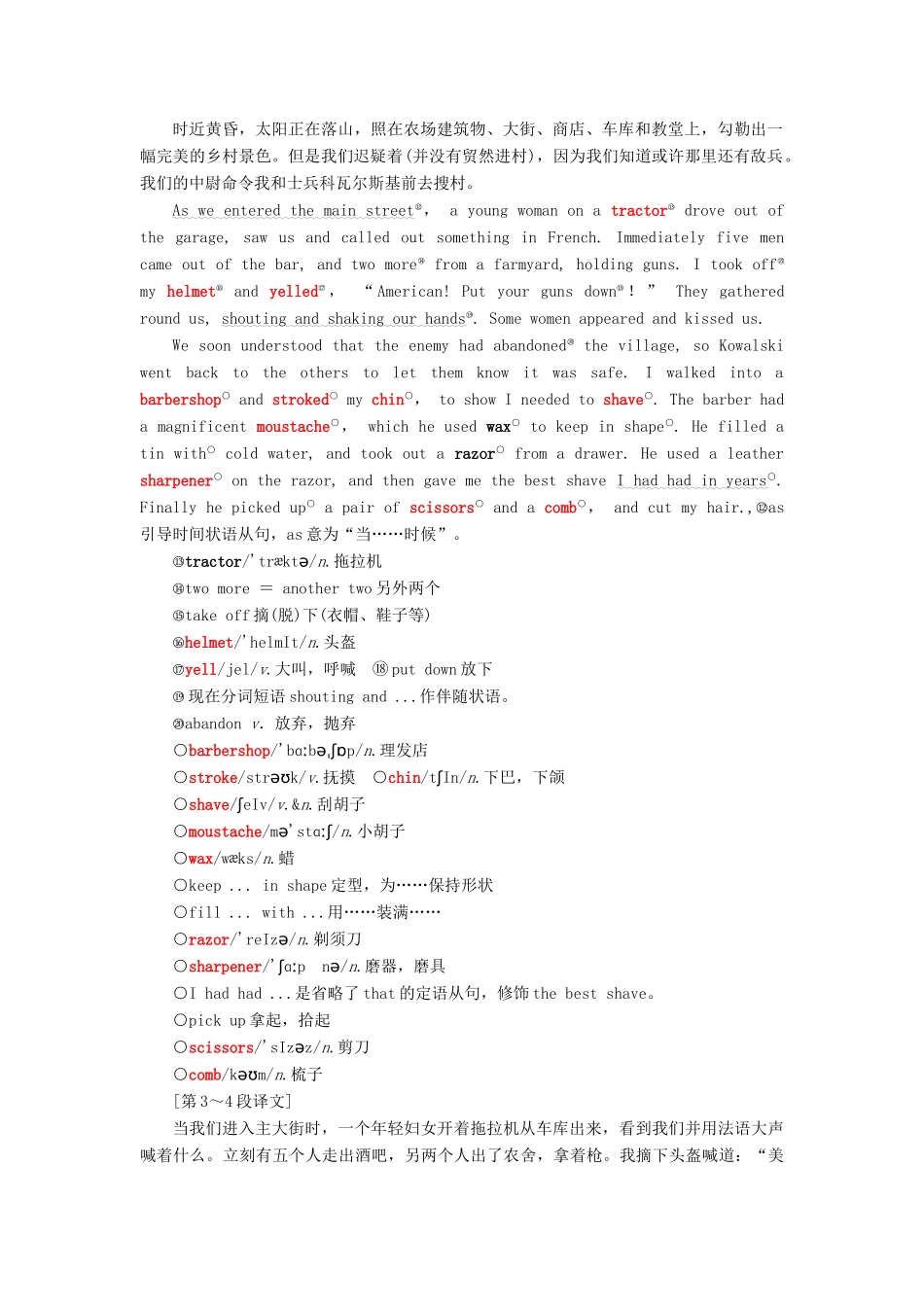 高中英语 Module 6 War and Peace Section Ⅳ Other Parts of the Module教案（含解析）外研版选修6-外研版高二选修6英语教案_第2页