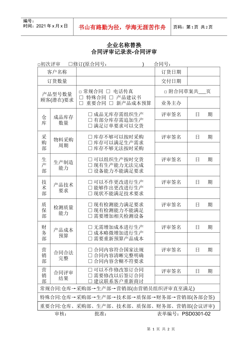 2.14-2合同评审记录表1_第1页
