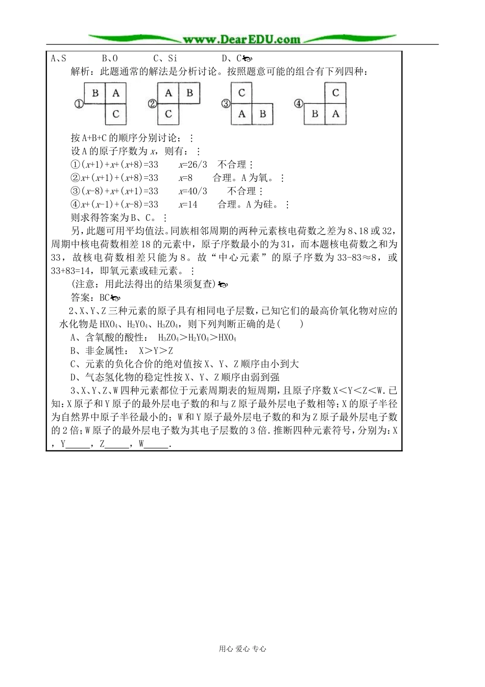 高中化学第一册必修元素周期表(2)_第3页