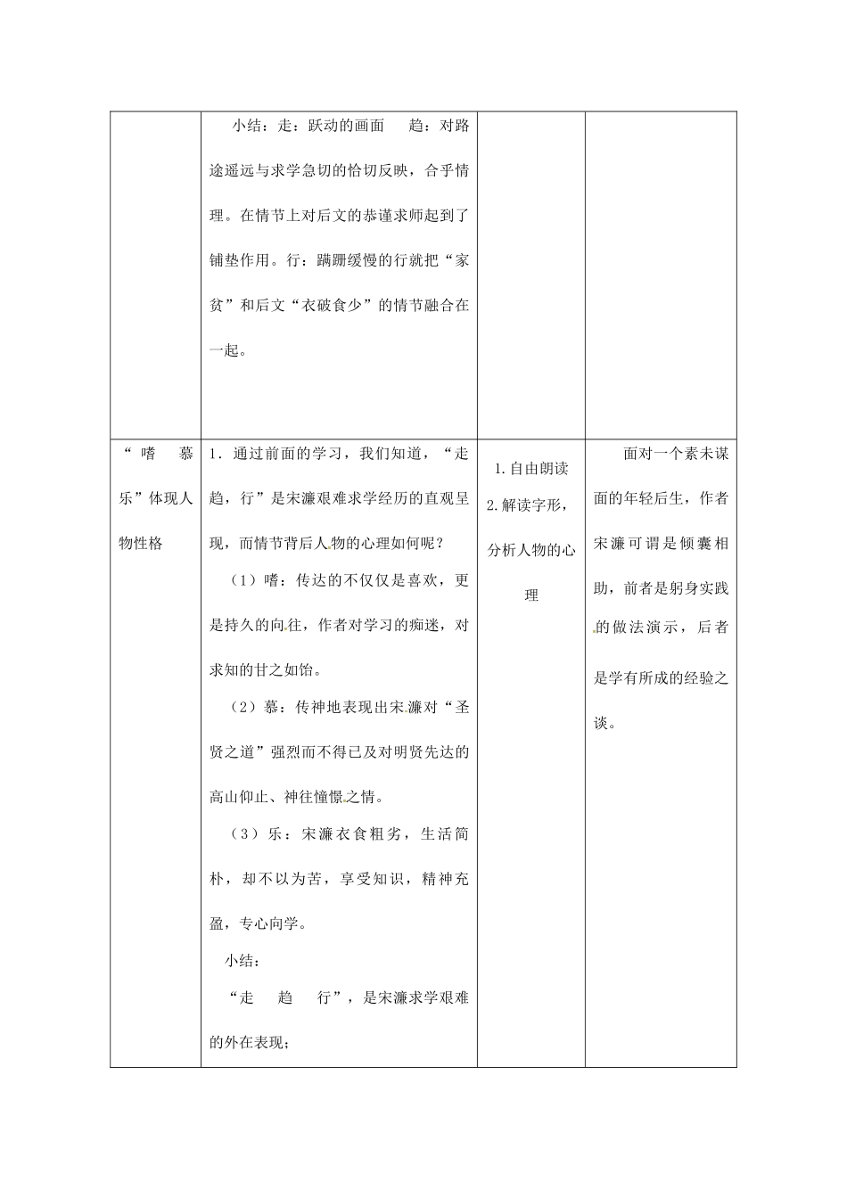 八年级语文下册 第23课《送东阳马生序》教案 苏教版-苏教版初中八年级下册语文教案_第3页