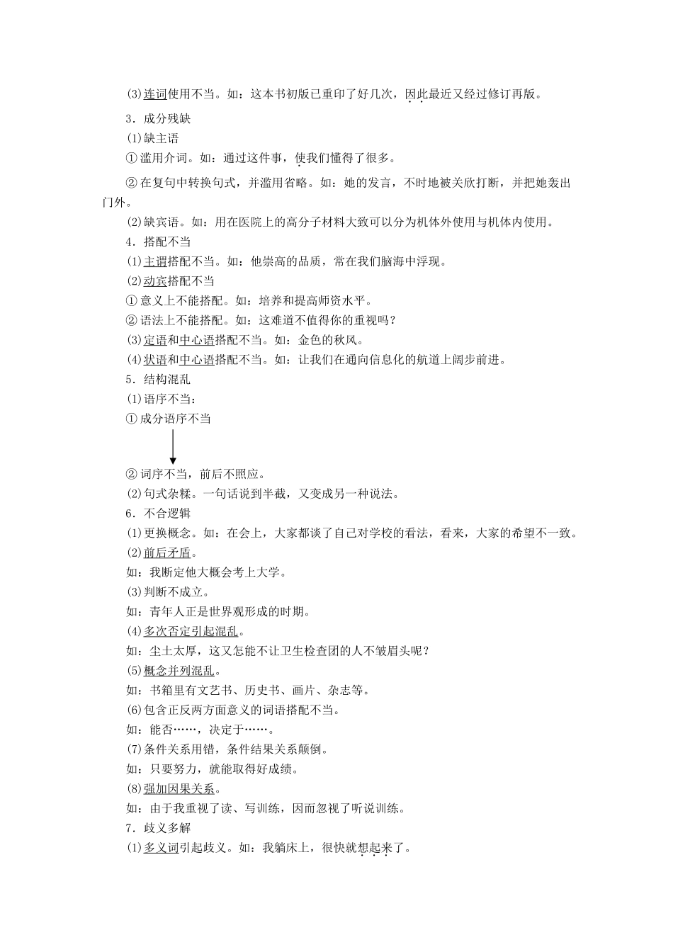 高中语文 第五专题 句子的“守护”与“变法”讲义（含解析）苏教版选修《语言规范与创新》-苏教版高中《语言规范与创新》语文教案_第2页
