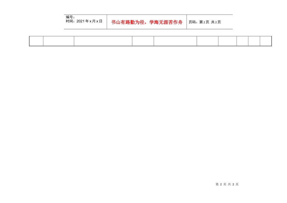 工程合同台帐_第2页