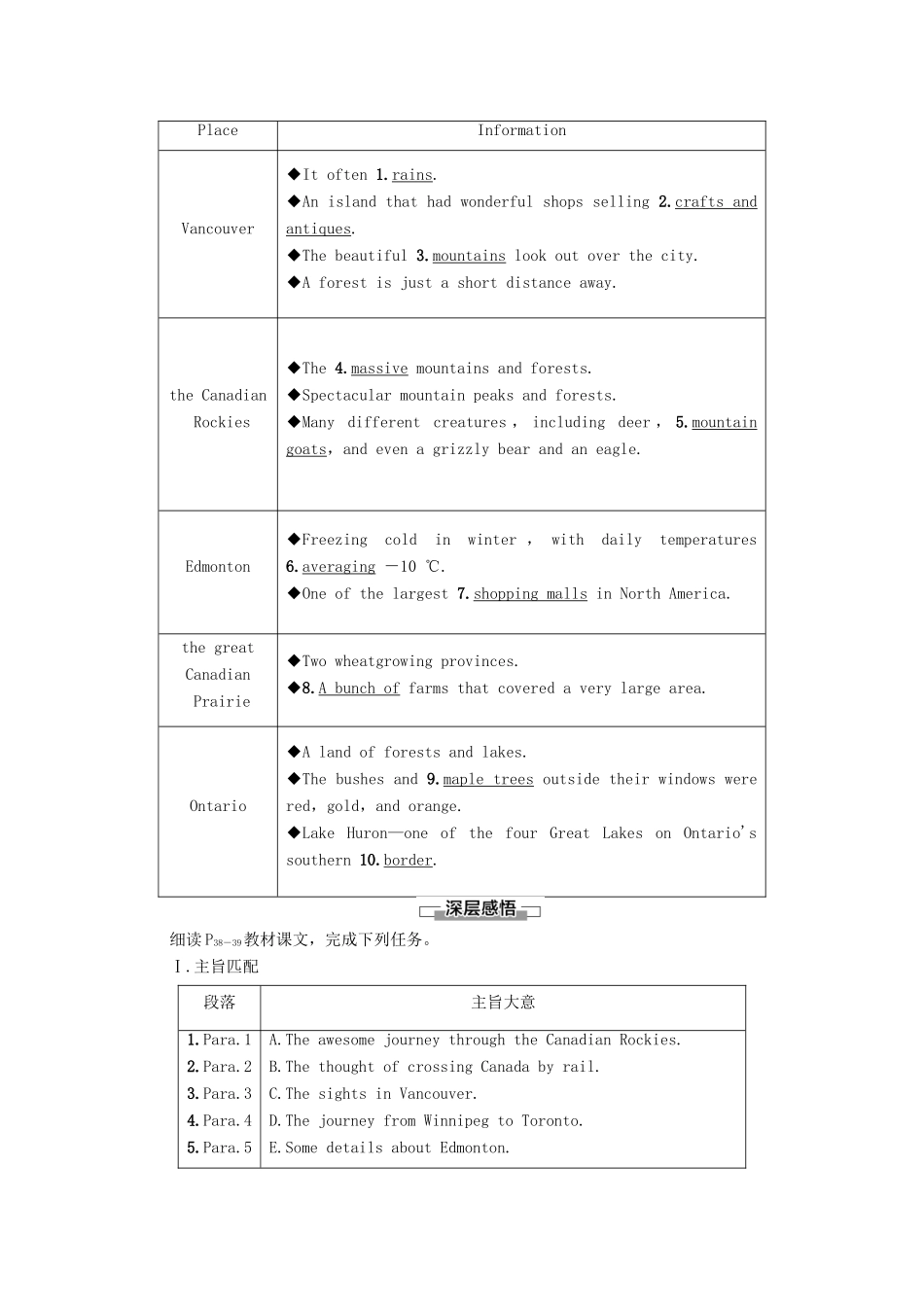 高中英语 Unit 4 Journey Across a Vast Land理解 课文精研读教师用书 新人教版选择性必修第二册-新人教版高二选择性必修第二册英语教案_第2页