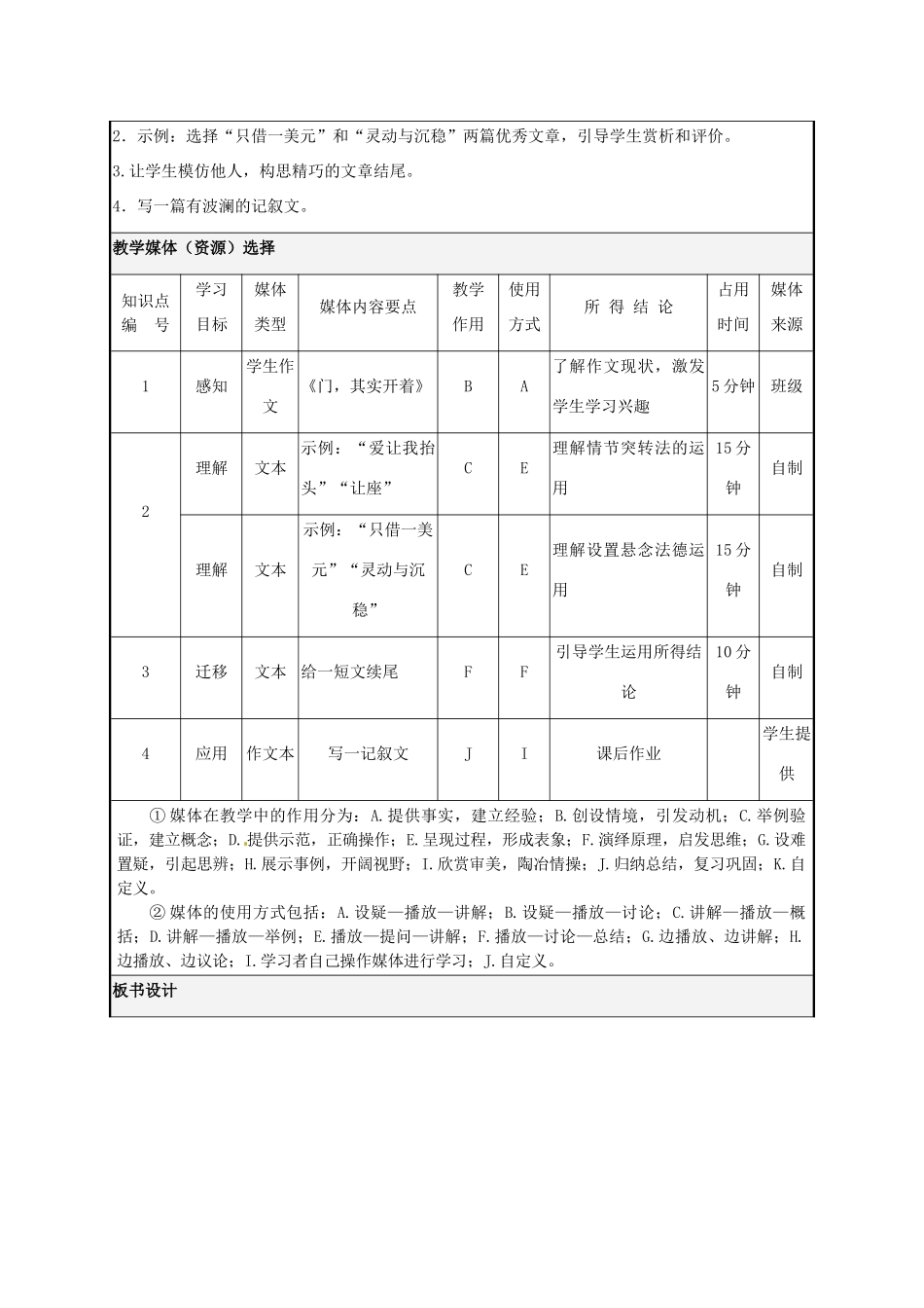 福建省晋江市侨声中学高中语文 作文指导课《表达交流》教学设计 新人教版必修1_第3页
