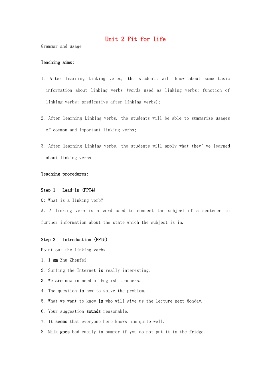 高中英语 Unit2 Grammar and usage教案 牛津译林版选修7-牛津版高二选修7英语教案_第1页