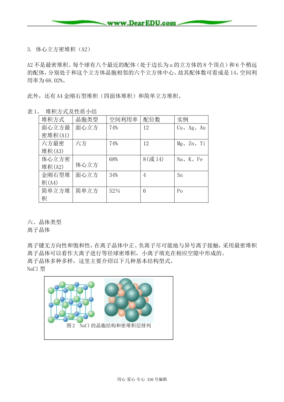 高中化学新人教选修3 晶体的常识_第3页