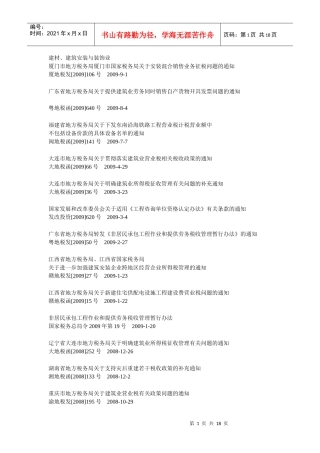 建筑安装业法规集锦