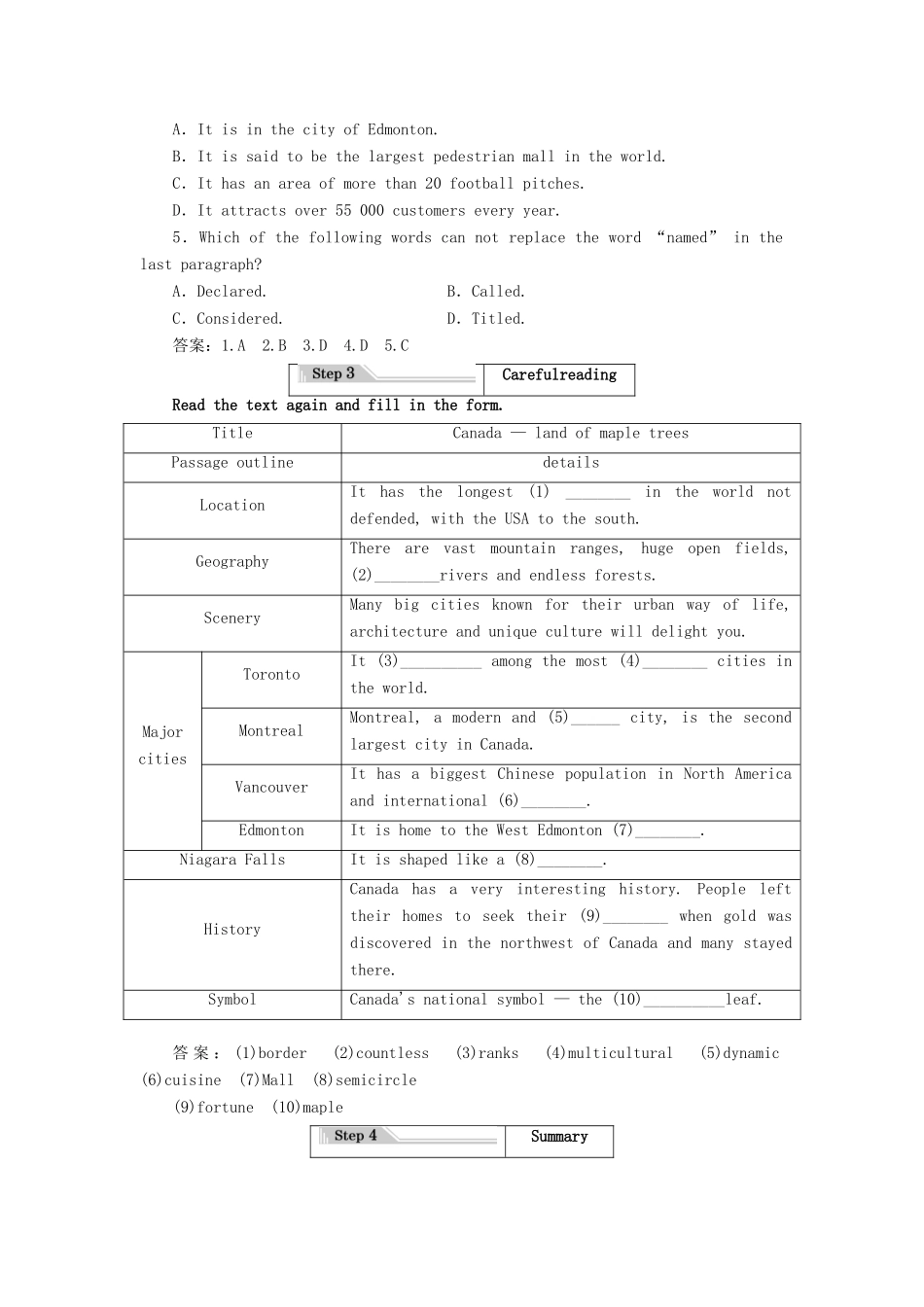 高中英语 Unit 1 Other countries, other cultures Section Ⅰ Welcome to the unit  Reading—Pre-reading教案（含解析）牛津译林版选修9-牛津版高二选修9英语教案_第3页