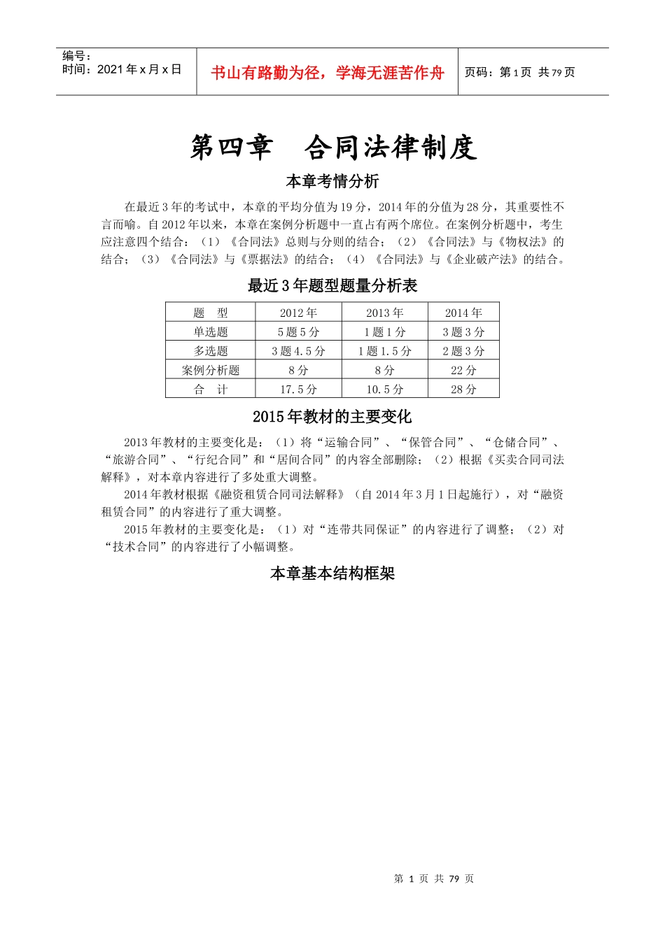 经济法之合同法律制度培训_第1页