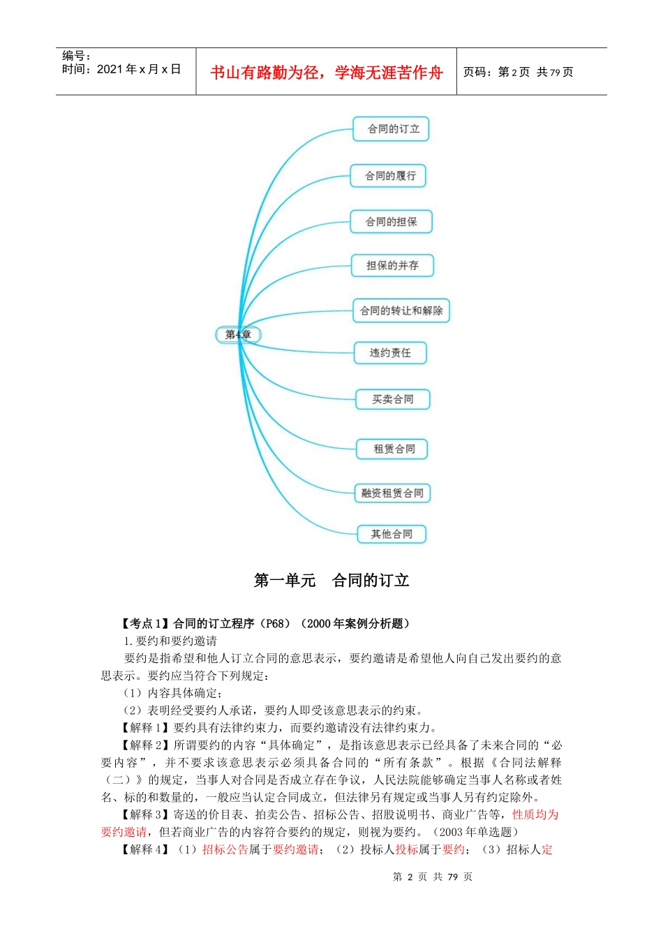 经济法之合同法律制度培训_第2页