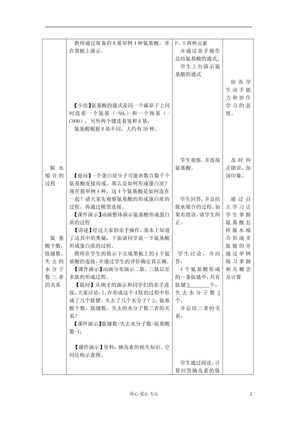 高中化学《有机化合物及生物大分子》教案2 浙教版必修1_第2页