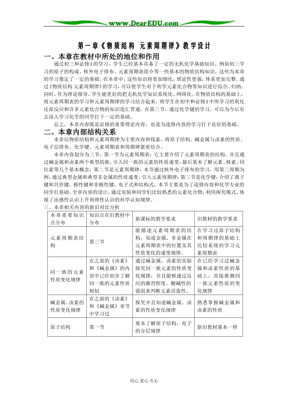 第一章 物质结构元素周期律 教学教案_第1页