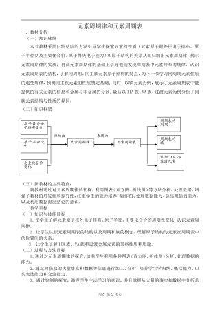 高中化学元素周期律和元素周期表鲁科版必修二