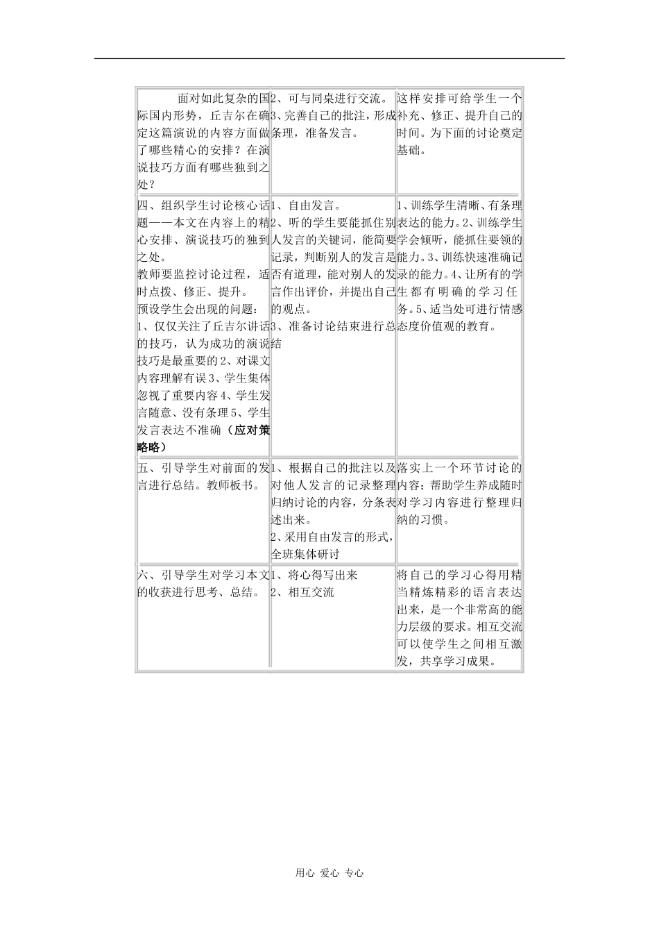 高中语文：2.6《关于希特勒入侵苏联的广播演说》教案（1）（北京版必修3）_第3页