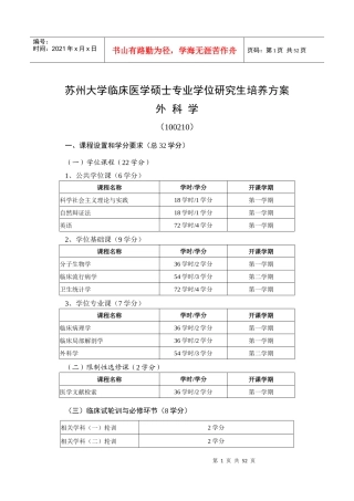 全日制专业学位培养方案-全日制法律硕士专业学位研究生指导