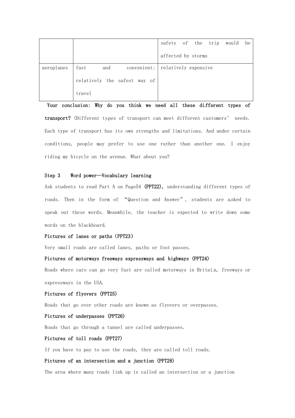 高中英语 Unit4 Welcome to the unit and word power教案 牛津译林版选修7-牛津版高二选修7英语教案_第3页