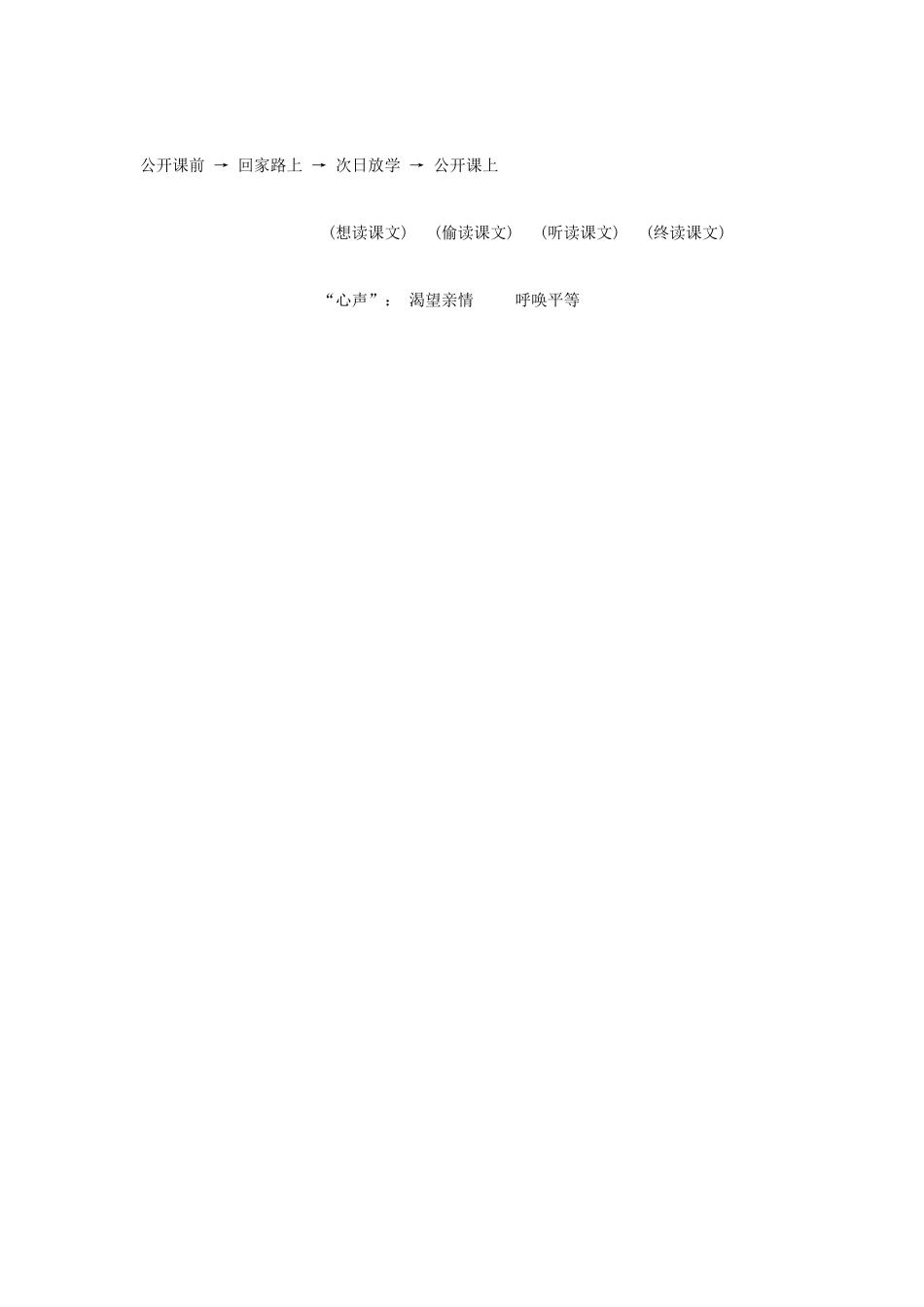 福建省泉州市七年级语文上册 第15课《心声》教学设计 语文版_第3页