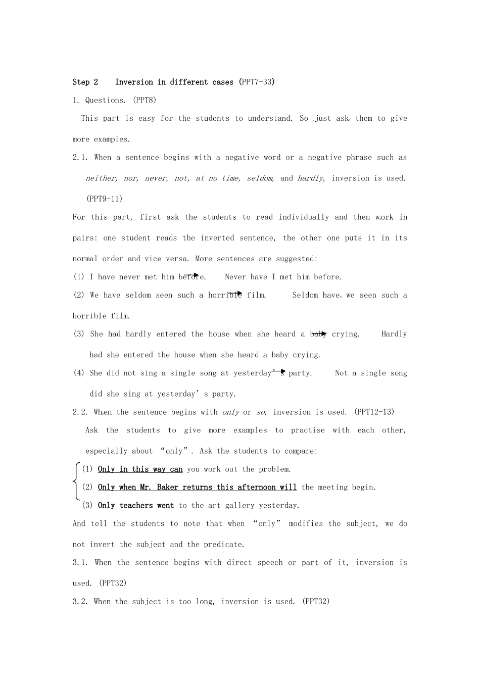 高中英语 Unit3 The world of colours and light Grammar and usage教学设计 牛津译林版选修8-牛津版高二选修8英语教案_第2页