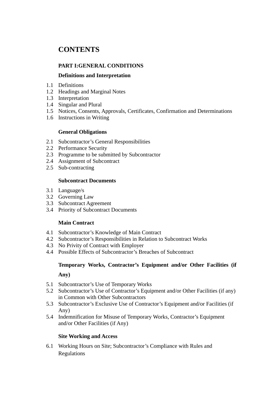 FIDIC 分包合同_第3页