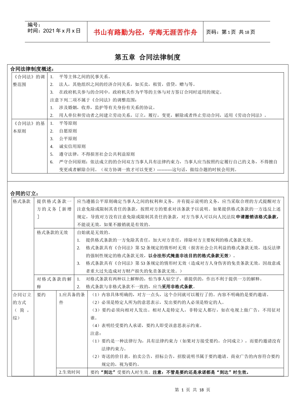 第五章合同法_第1页