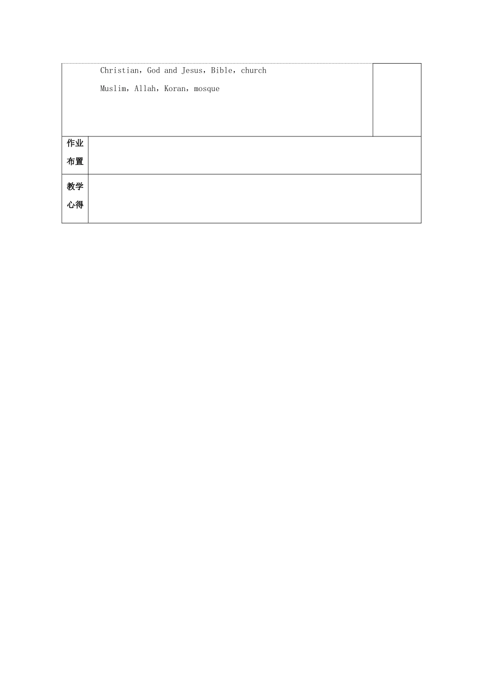 高中英语 Unit 4 Behind beliefs教案10 牛津译林版选修9-牛津版高中选修9英语教案_第3页