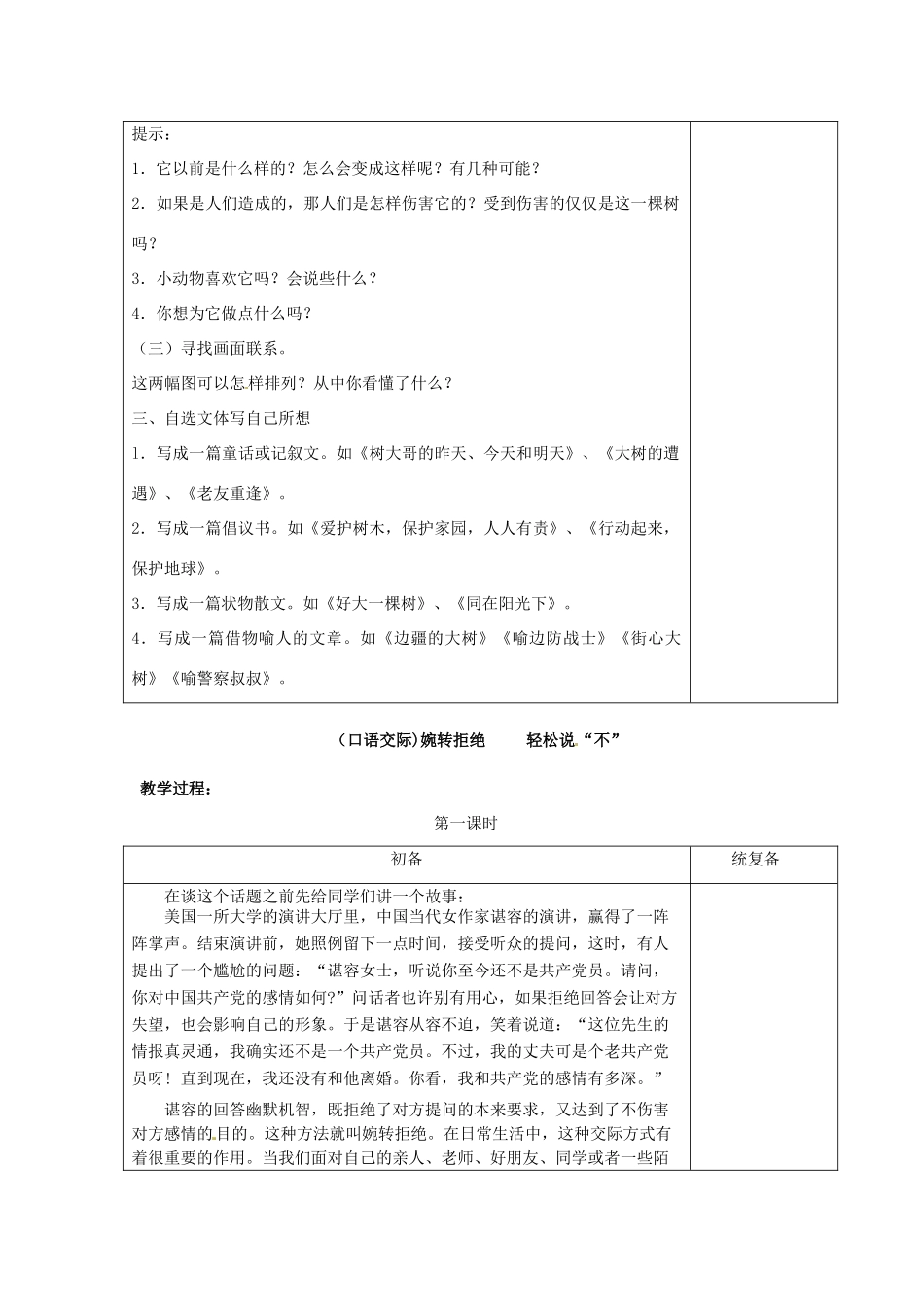 甘肃省张掖市第六中学七年级语文上册《多向思维 拓宽文路—看图想象作文》教案 苏教版_第2页