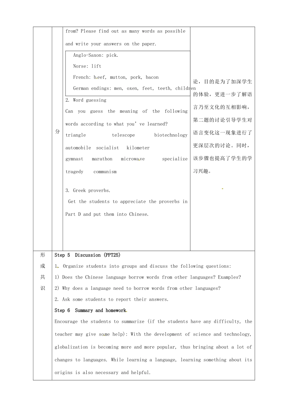 高中英语 Unit2 Word power教案 牛津译林版选修9-牛津版高二选修9英语教案_第3页