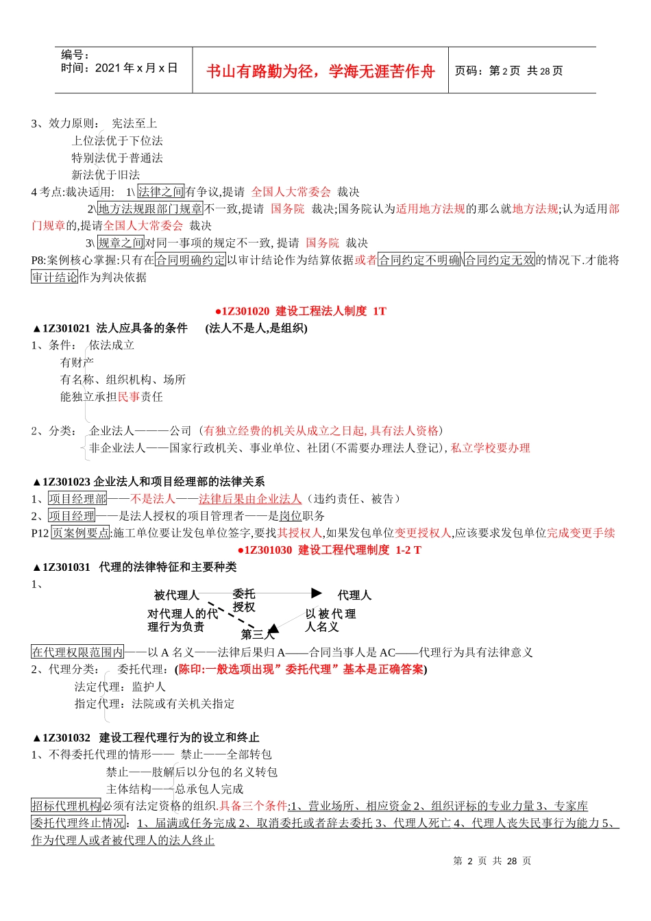 陈印老师一建法规总结_第2页