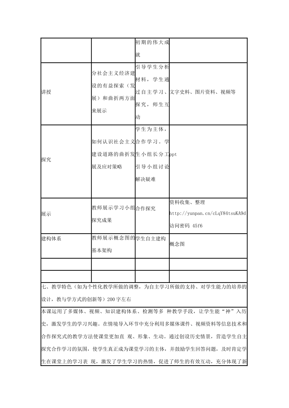 高中历史 第18课 中国社会主义经济建设的曲折发展教案11 岳麓版必修2-岳麓版高一必修2历史教案_第3页