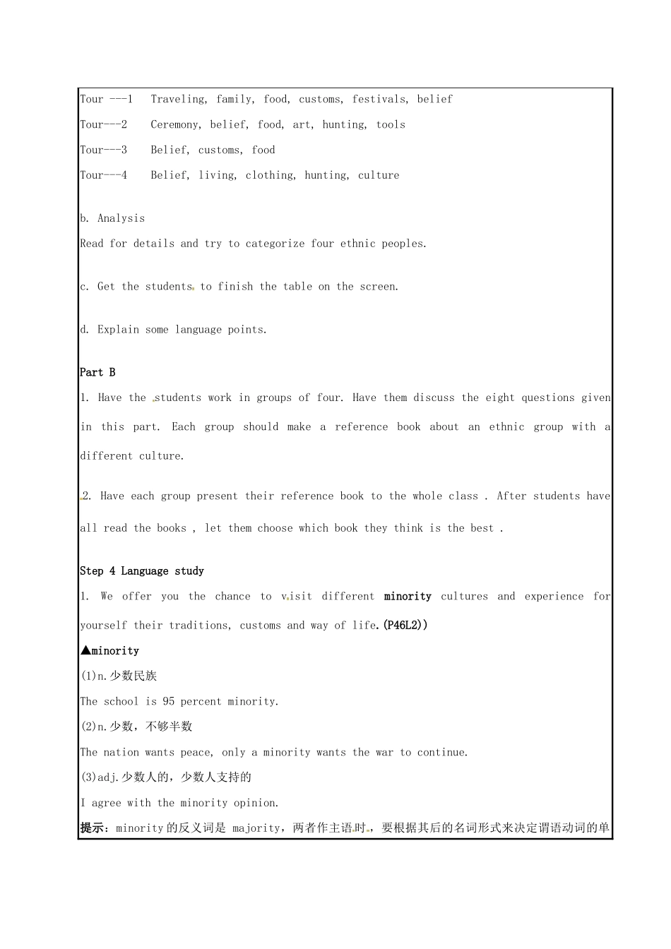高中英语 Unit3 Project教案1 牛津译林版选修6-牛津版高二选修6英语教案_第2页