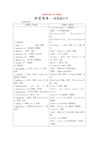 高中英语 Unit 13 People Section Ⅰ Warm-up  Lesson 1—Pre-reading教案（含解析）北师大版必修5-北师大版高二必修5英语教案