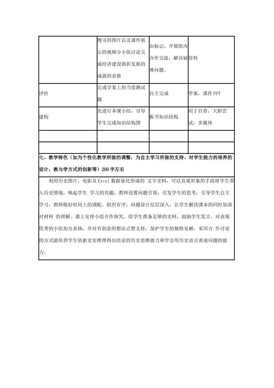 高中历史 第18课 中国社会主义经济建设的曲折发展教案24 岳麓版必修2-岳麓版高一必修2历史教案_第3页
