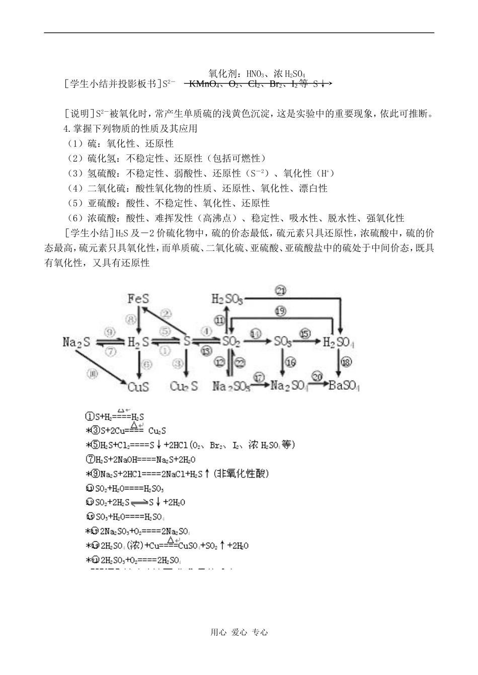 高中化学硫和含硫化合物的相互转化苏教版必修一_第2页