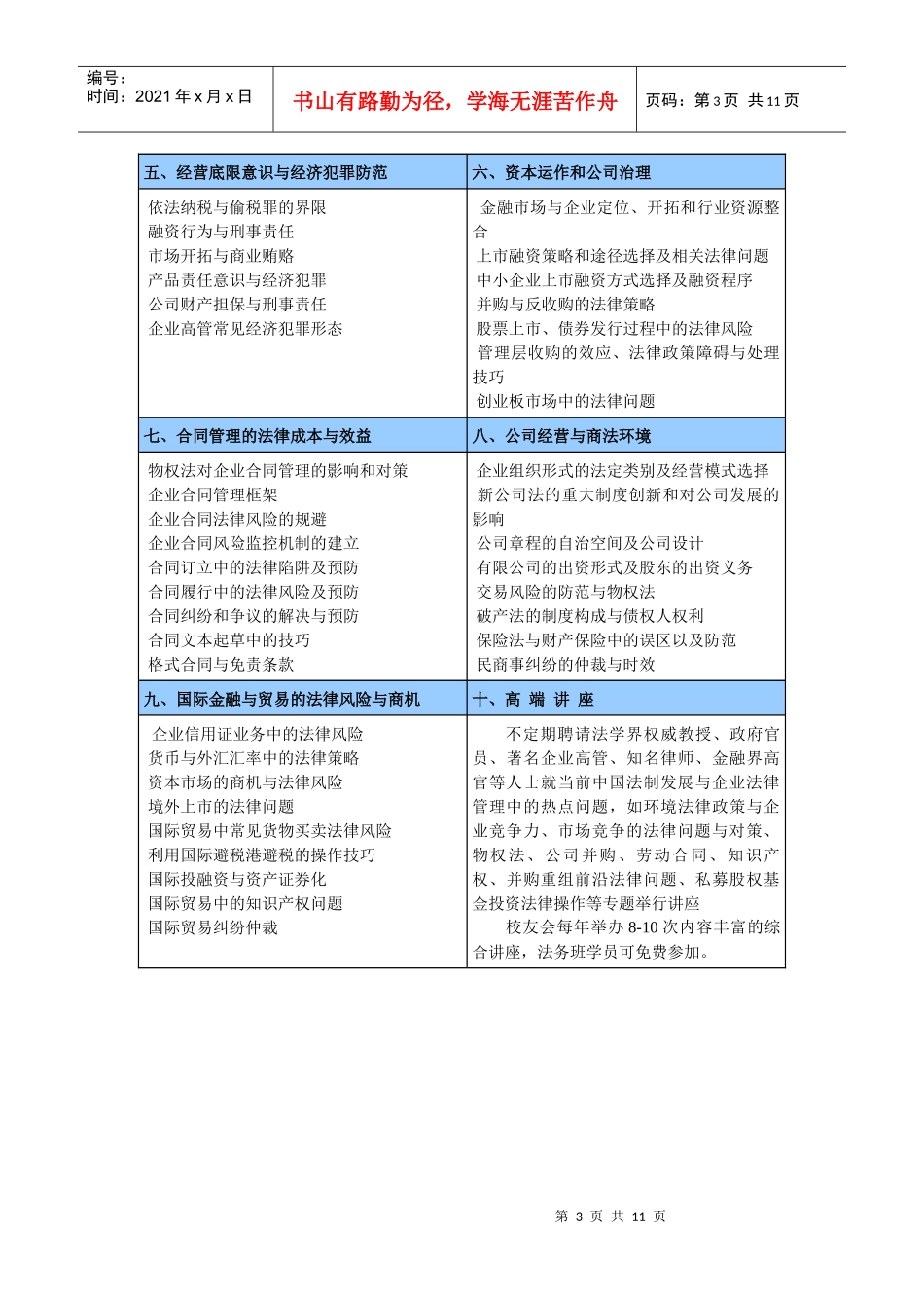 上海交通大学企事业高管法律战略与实务高级研修班_第3页