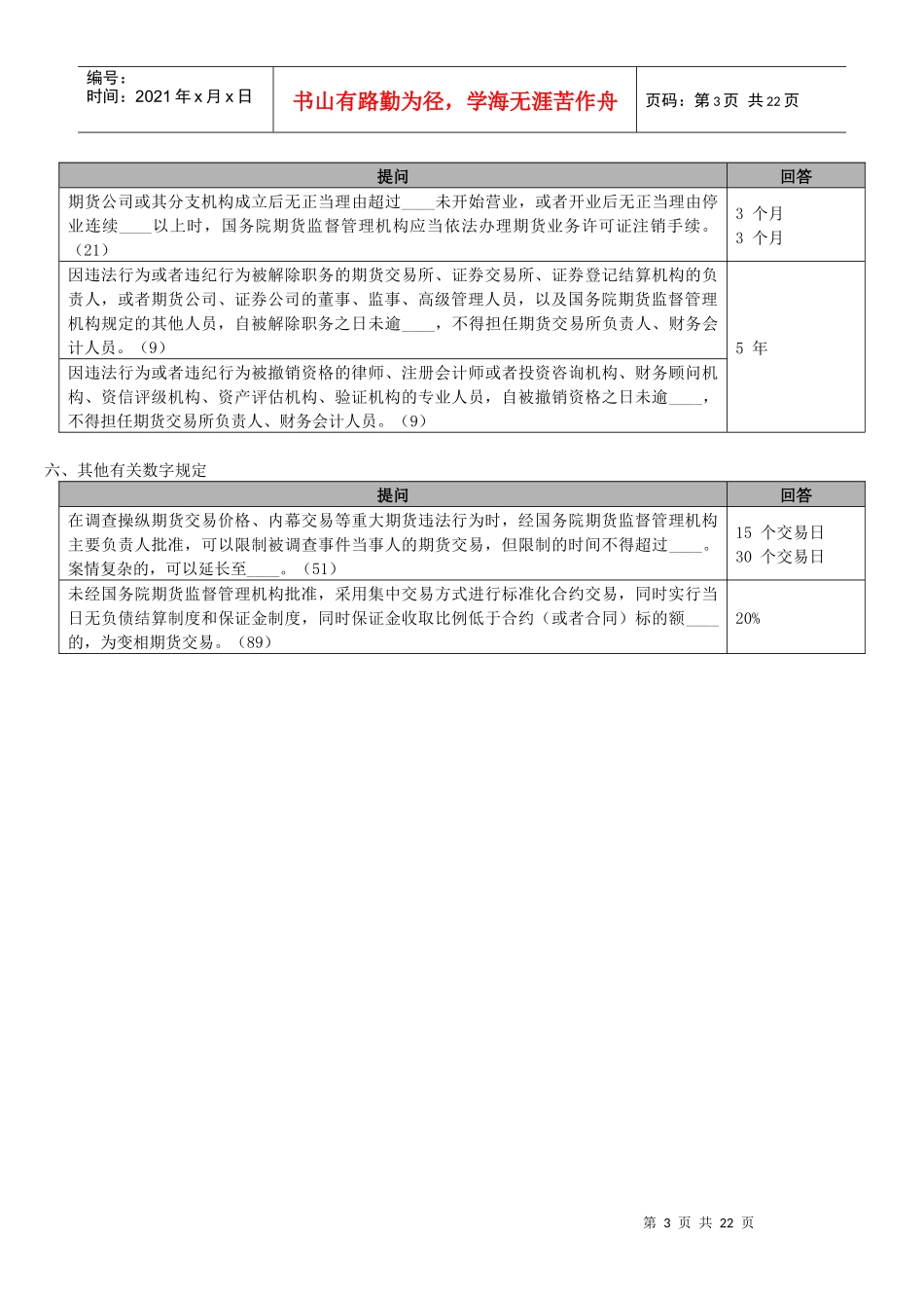 《法规》有关数字汇总_第3页