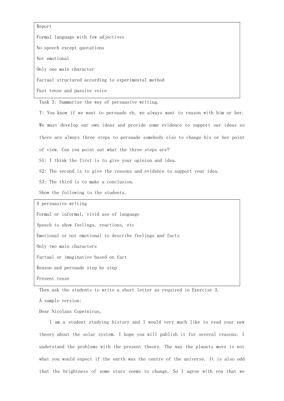 高中英语 Unit 1 Great scientists Period 6 Reading and writing教学设计 新人教版必修5-新人教版高二必修5英语教案_第2页