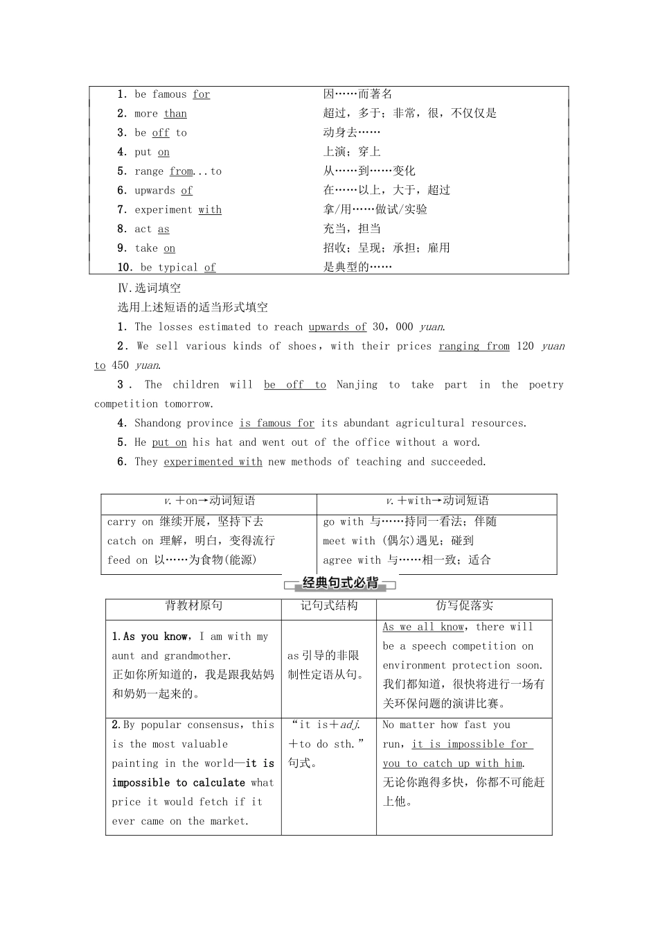 高中英语 Unit 3 The world of colours and light Section Ⅱ Language Points（Ⅰ）（Welcome to the unit  Reading）教案（含解析）牛津译林版选修8-牛津版高二选修8英语教案_第2页