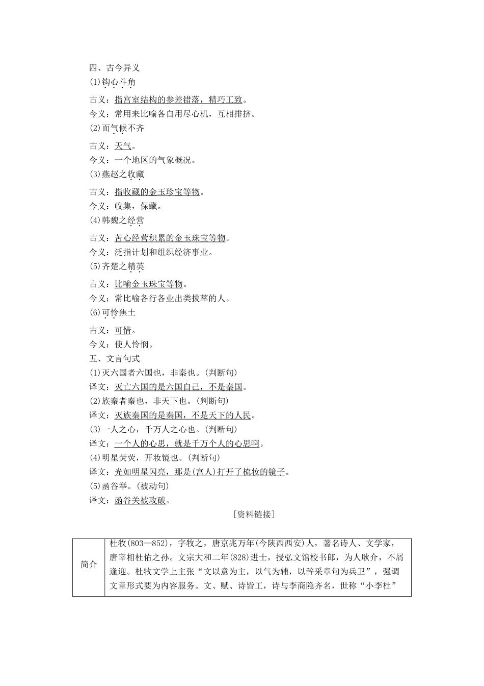 高中语文 第4单元 创造形象 诗文有别 22 阿房宫赋教案 新人教版选修《中国古代诗歌散文欣赏》-新人教版高中《中国古代诗歌散文欣赏》语文教案_第2页
